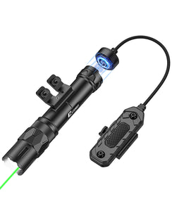 EZshoot Best Tactical Flashlight Laser Combo for AR-15 with Magnetic Remote Switch