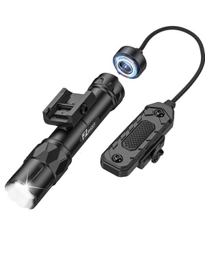 EZshoot 2500 Lumens Bright and Durable Flashlight for Rifle with Magnetic Charging
