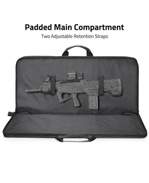 EZshoot 28 inch Soft Gun Cases for Rifles, Pistols and Shotguns