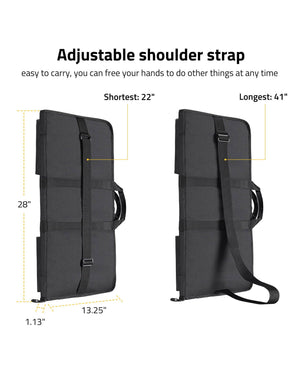 EZshoot 28 inch Soft Gun Cases for Rifles, Pistols and Shotguns