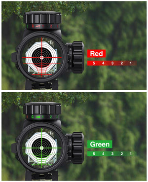 EZshoot Best Scope with Dual Illuminated Reticle - Red and Green