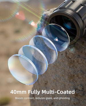 EZshoot Best Rifle Scope for AR-15 with 40mm Fully Multi-Coated Lens