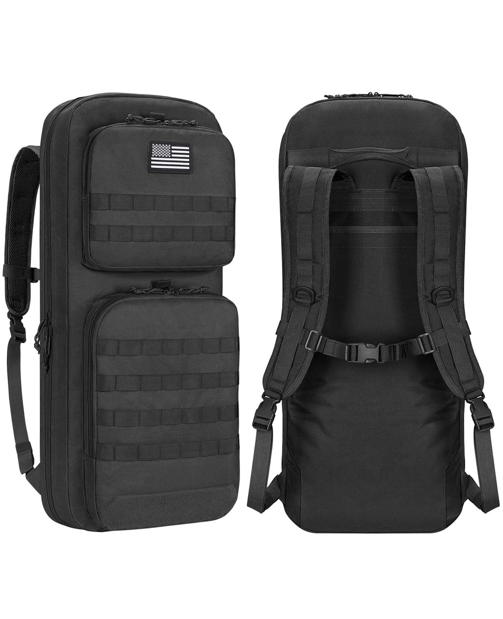 EZshoot 30" 34" Soft Rifle Case Gun Backpack Tactical Covert Bug Out Bag