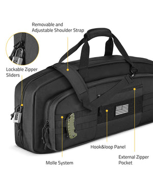 EZshoot 30 and 36 Inches Soft Rifle Case Double Long Gun Bag