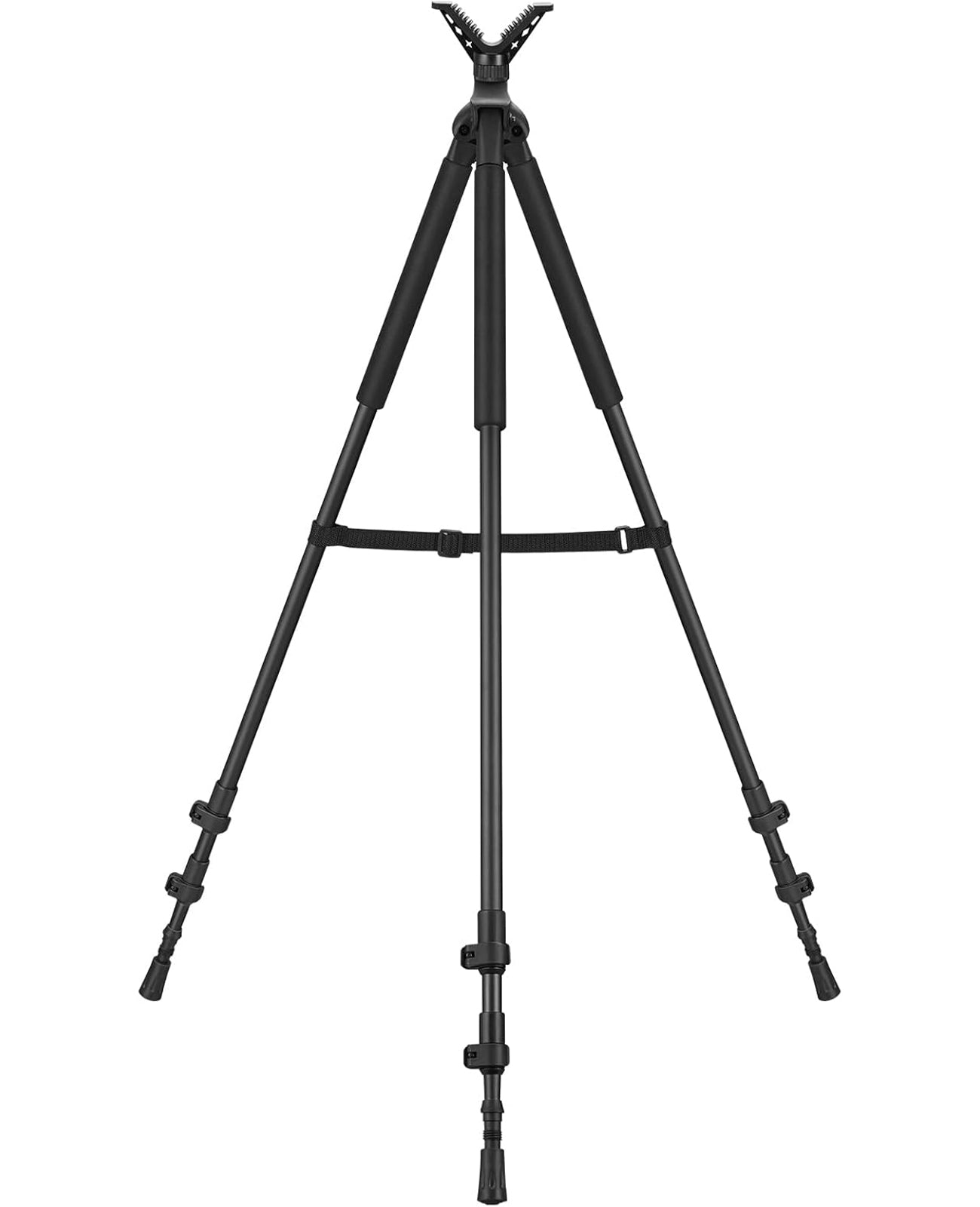 EZshoot Adjustable and Sturdy Tripod for Rifle - Black Color