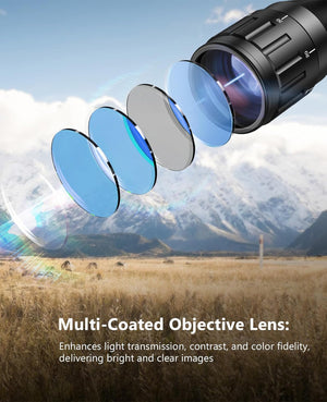 EZshoot Best 4-12x50 Tacticle Rifle Scope with Multi-Coated Objective Lens