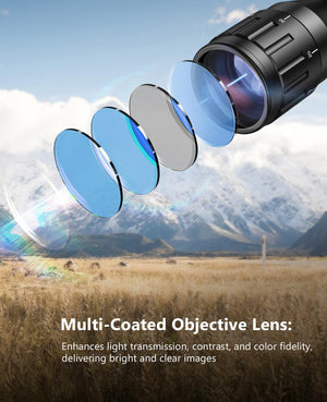 EZshoot 4-16x50 AO Tactical Rifle Scope with Multi-Coated Objective Lens