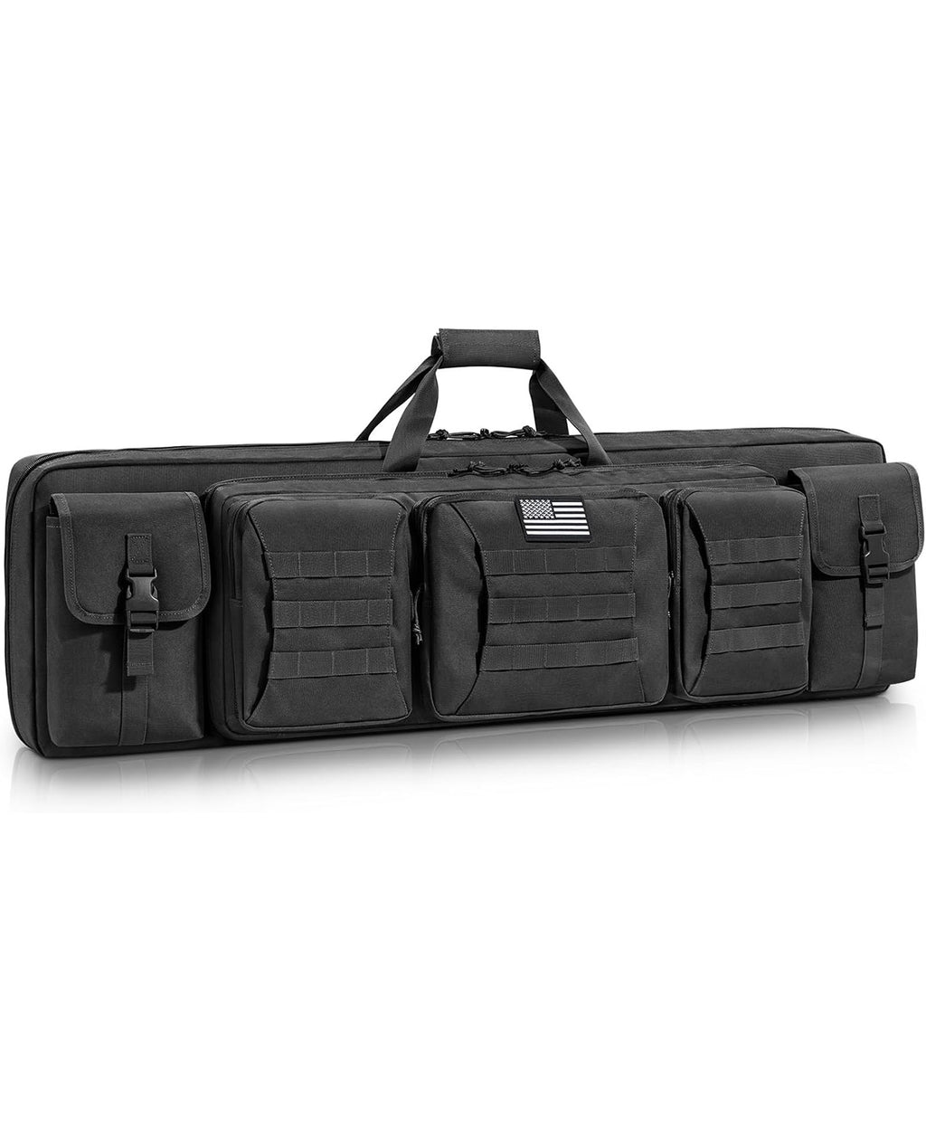EZshoot 42" Soft Rifle Case Double Long Gun Bag for Outdoor Hunting Shooting