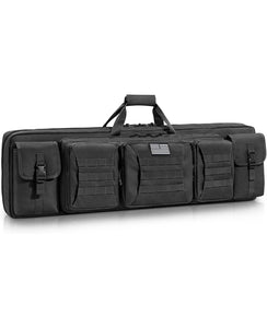 EZshoot 42" Soft Rifle Case Double Long Gun Bag for Outdoor Hunting Shooting