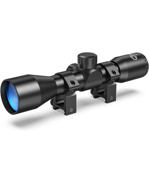 EZshoot 4x32 Compact Rifle Scope 1 Inch Tube Scope Optics with Mounts