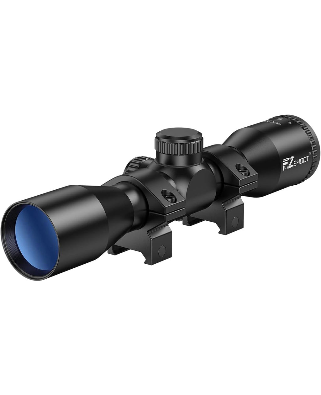 EZshoot 4x32 Compact Rifle Scope with Tactical  BDC Reticle for Hunting