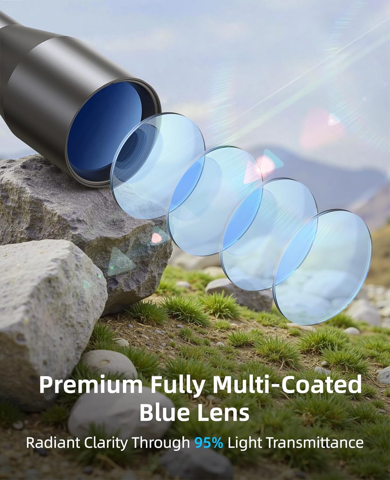 EZshoot Best Scope with Premium Fully Multi-coated Blue Lens