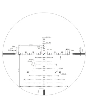FFP MOA Glass-etched Reticle of EZshoot Best Scope for AR-15 Shooting and Hunting
