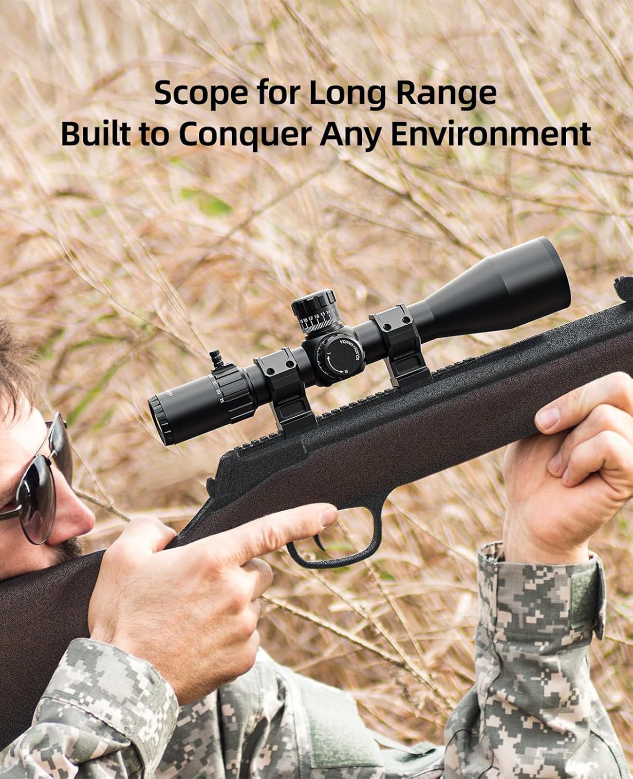 EZshoot Best Rifle Scope for Long Range - FFP Rifle Scope is Built to Conquer Any Environment
