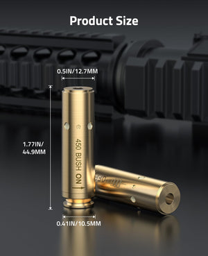 Product Size of Bore Sighter for 450 BUSH, Best Bore Sighter for Fast Zeroing and Sighting
