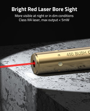 EZshoot Best Laser Bore Sight with Bright Red Laser for Rifle Zeroing