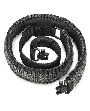 EZshoot 550 Paracord 2 Point Rifle Sling (camo grey)