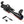 EZshoot 6-24x50 AO Rifle Scope with Dual Illumination, Scope Combo with Red Laser Sight, Red Dot Sight and Flashlight