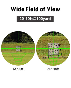EZshoot Best Rifle Scope with Wide Field of View