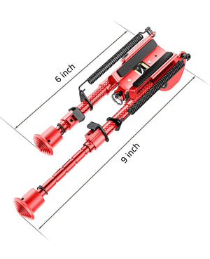 6-9 Inches Carbon Fiber Bipod Dimensions Best Shooting Bipod