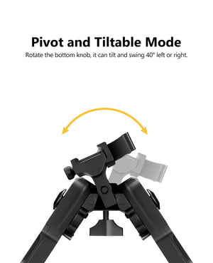 EZshoot Sturdy Bipods with Pivot and Tiltable Mode