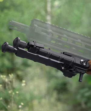 EZshoot Foldable and Adjustable Rifle Bipod for M-lok Rails