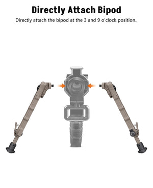 EZshoot Best Bipod - Directly Attach Bipod for AR-15