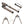 Six Height Settings of EZshoot Best Rifle Bipod for Shooting and Hunting