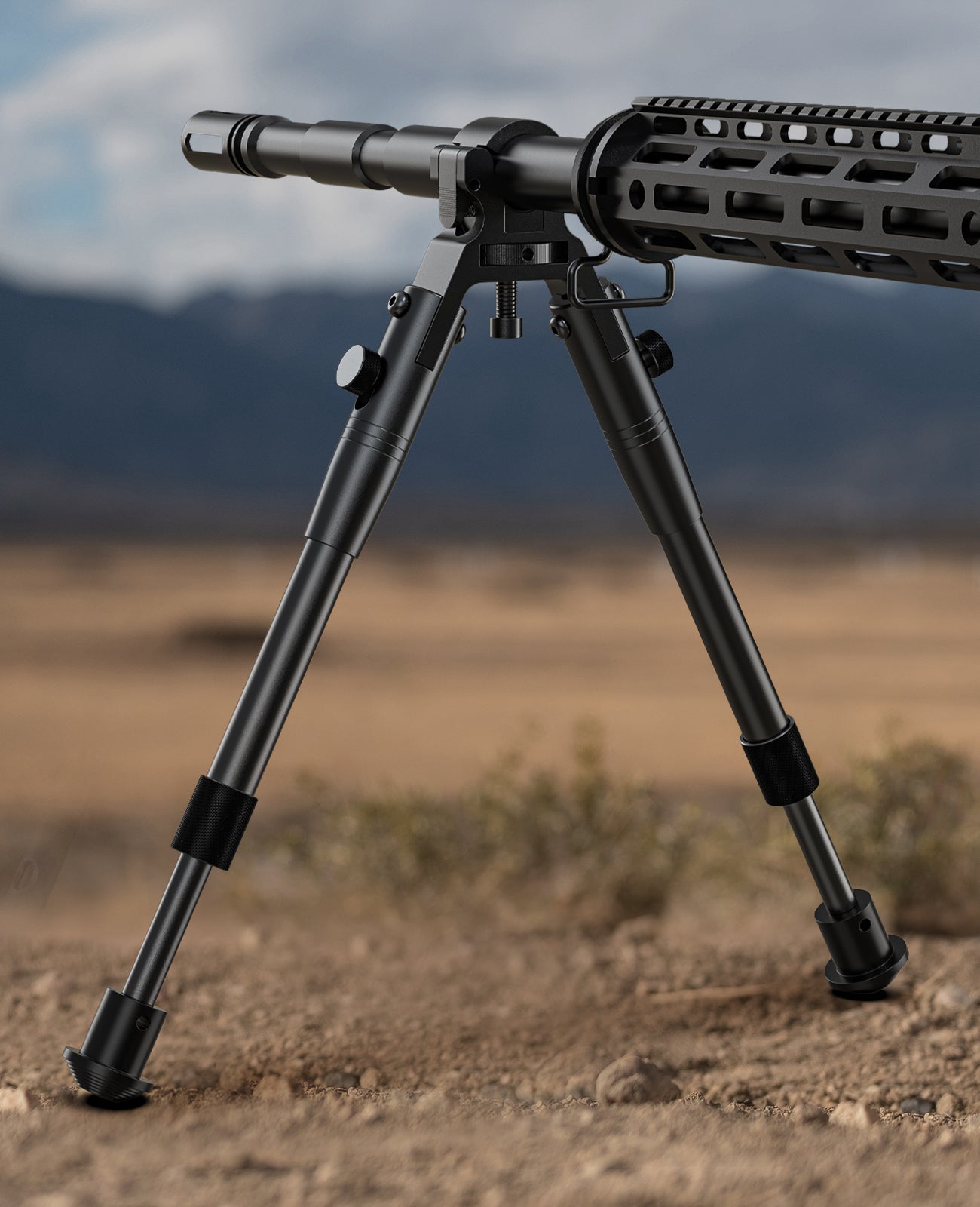 8-10 Inches Double Pads Barrel Mount Bipod