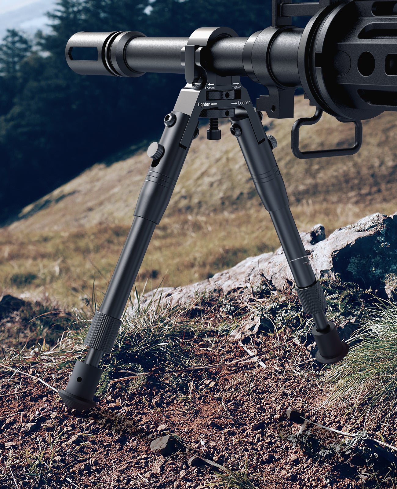 Enduring Rifle Bipod for Shooting