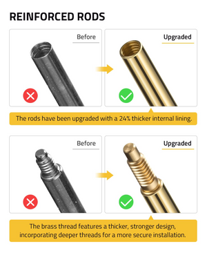 EZshoot Cleaning Kit, the brass thread features a thicker, stronger design 177&.22
