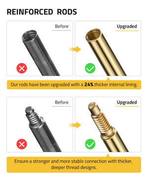 EZshoot Cleaning Kit, ensure a stronger and more stable connection with thicker 9mm&.45