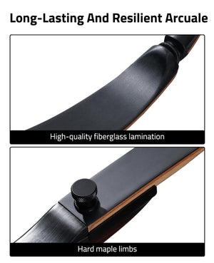 EZshoot Bow, high-quality fiberglasslamination hard maple limbs 50 Pounds