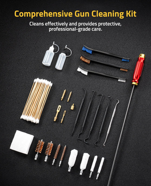 EZshoot Piece Carbon Fiber Cleaning Rod, comprehensive gun cleaning kit cleans effectively and provides protective