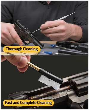 EZshoot cal cleaning kit, thorough cleaning fast and complete cleaning 9mm&.45