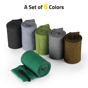 EZshoot gun holster socks, a set of 6 colors