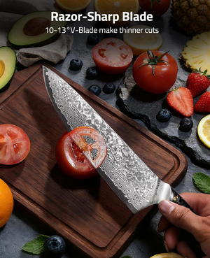 EZshoot Versatile Kitchen Knife, razor-sharp blade