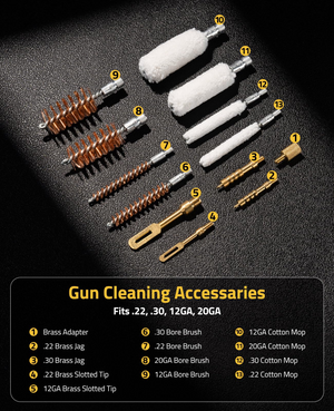 EZshoot Gun Cleaning Accessories, gun cleaning accessaries