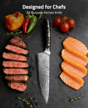 EZshoot Versatile Kitchen Knife, designed for chefs all-purpose kitchen knife