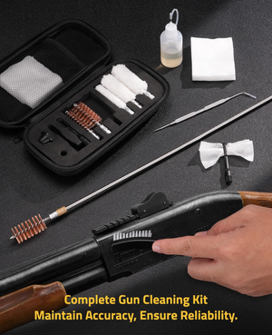 EZshoot Gauge Stainless Steel Rod Case, complete gun cleaning kit