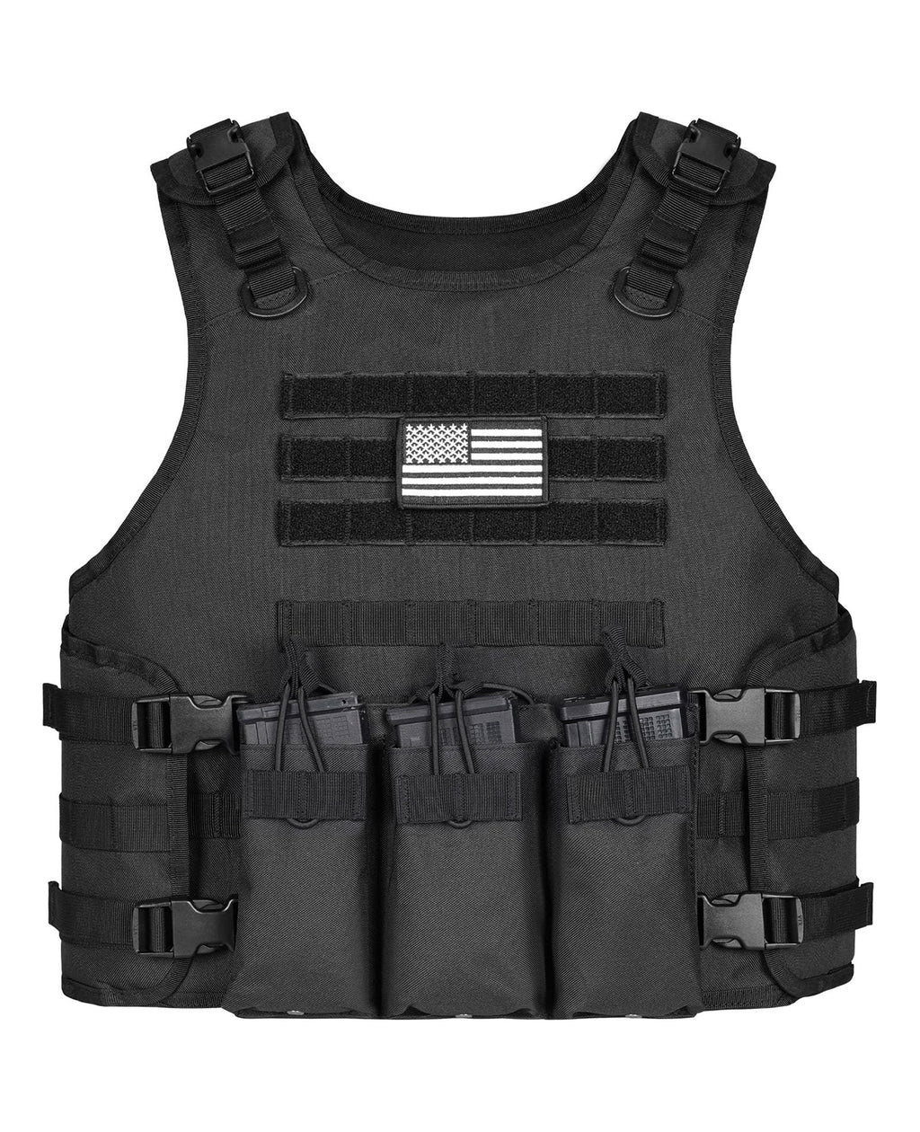 EZshoot Adjustable Tactical Vest for Men with Quick Release System