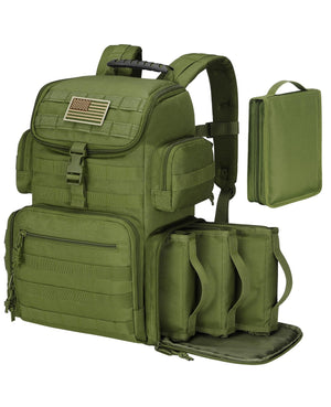 EZshoot Tactical Range Backpack in army green