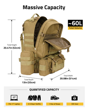 EZshoot accessories bags, total width total depth quantified capacity, 20.47in x 52cm x 20.08in