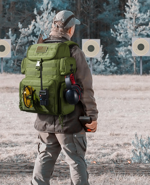 EZshoot Range Backpack in army green
