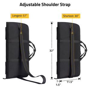 EZshoot Bag Lightweight Short, adjustable shoulder strap