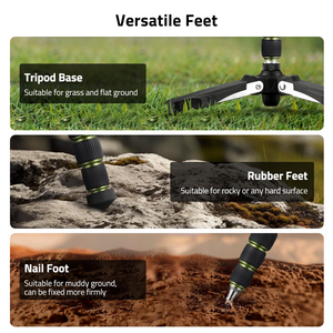 EZshoot Crossbow Rest, suitable for muddy ground can be fixed more firmly in green