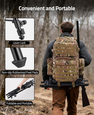 EZshoot Tripod Stick, convenient and portable lever lock