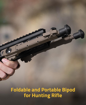 EZshoot Inches Bipod, foldable and portable bipod in flat dark earth