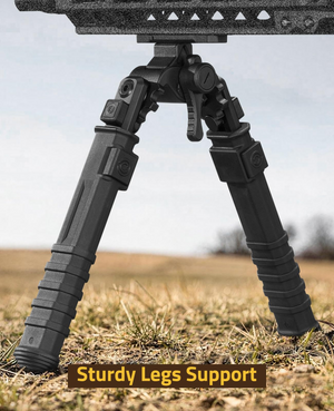 EZshoot Quick Release, sturdy legs support M-Rail Bipod