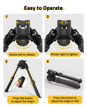 EZshoot 8 to 11, to adjust the height